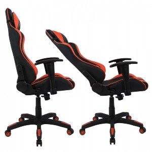 55830 ΚΑΡΕΚΛΑ ΓΡΑΦΕΙΟΥ GAMING HM1062.01 SPEED ΜΑΥΡΟ ΚΟΚΚΙΝΟ PU