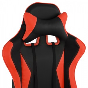 55830 ΚΑΡΕΚΛΑ ΓΡΑΦΕΙΟΥ GAMING HM1062.01 SPEED ΜΑΥΡΟ ΚΟΚΚΙΝΟ PU