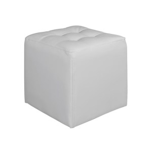 55930 ΣΚΑΜΠΩ 37Χ37Χ35εκ ΜΕ PU ΛΕΥΚΟ PUNK HM264.02