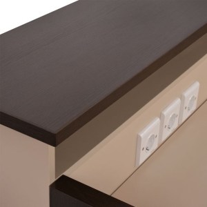 57646 ΓΡΑΦΕΙΟ ΥΠΟΔΟΧΗΣ DALTON 240X82 WENGE ΜΠΕΖ HM2068.01 240x82x105cm