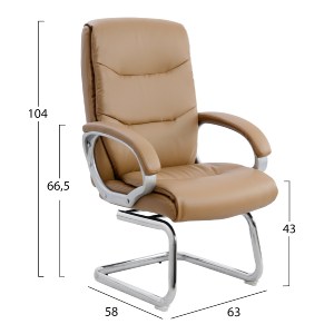 57818 ΠΟΛΥΘΡΟΝΑ ZAMORA HM1088.09 ΣΕ CAMEL ΧΡΩΜΑ 63x58x104 cm