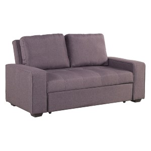 58009 ΚΑΝΑΠΕΣ ΚΡΕΒΑΤΙ KANNA 2ΘΕΣΙΟΣ 176x102x91 εκ.HM3082.01 ΜΕ ΚΑΦΕ ΥΦΑΣΜΑ 176x102x91 εκ.