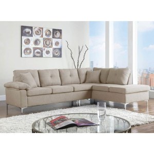 58029 ΚΑΝΑΠΕΣ ΓΩΝΙΑ ΔΕΞΙΑ ZAILA HM3086R ΥΦΑΣΜΑ ΜΠΕΖ 282x197x90 εκ.