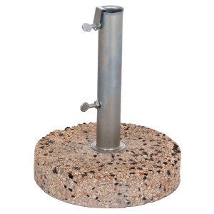 58722 ΒΑΣΗ ΟΜΠΡΕΛΑΣ ΨΗΦΙΔΑ 15KG HM5476.15 ΜΕ ΣΩΛΗΝΑ ΔΙΑΜΕΤΡΟΥ Φ52