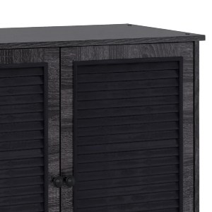 58884 ΠΑΠΟΥΤΣΟΘΗΚΗ ΞΥΛΙΝΗ MCKENNA HM2266.01 ΣΕ ΑΝΘΡΑΚΙ ΧΡΩΜΑ 76,5X30X68,5