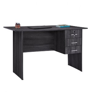 58888 ΓΡΑΦΕΙΟ ΜΕΛΑΜΙΝΗΣ HAYDEN 120x60x75Υεκ.ΜΕ 3 ΣΥΡΤΑΡΙΑ ΣΕ ΑΝΘΡΑΚΙ ΧΡΩΜΑ HM2268.01