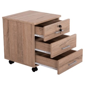58910 ΣΥΡΤΑΡΙΕΡΑ ΓΡΑΦΕΙΟΥ HAYDEN HM2282.02 ΣΕ SONAMA ΧΡΩΜΑ 39.5x40x46.5Υεκ
