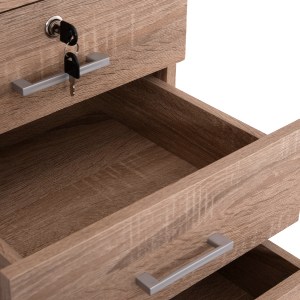 58910 ΣΥΡΤΑΡΙΕΡΑ ΓΡΑΦΕΙΟΥ HAYDEN HM2282.02 ΣΕ SONAMA ΧΡΩΜΑ 39.5x40x46.5Υεκ