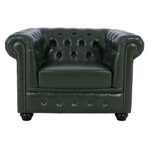 59060 ΠΟΛΥΘΡΟΝΑ T.CHESTERFIELD HM3011.08 ΤΕΧΝΟΔΕΡΜΑ ΚΥΠΑΡΙΣΣΙ 106x87x70 εκ.