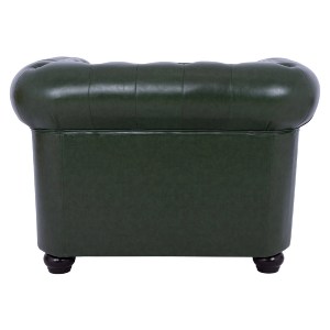 59060 ΠΟΛΥΘΡΟΝΑ T.CHESTERFIELD HM3011.08 ΤΕΧΝΟΔΕΡΜΑ ΚΥΠΑΡΙΣΣΙ 106x87x70 εκ.