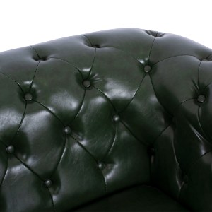 59060 ΠΟΛΥΘΡΟΝΑ T.CHESTERFIELD HM3011.08 ΤΕΧΝΟΔΕΡΜΑ ΚΥΠΑΡΙΣΣΙ 106x87x70 εκ.