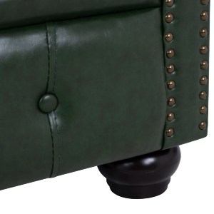 59060 ΠΟΛΥΘΡΟΝΑ T.CHESTERFIELD HM3011.08 ΤΕΧΝΟΔΕΡΜΑ ΚΥΠΑΡΙΣΣΙ 106x87x70 εκ.