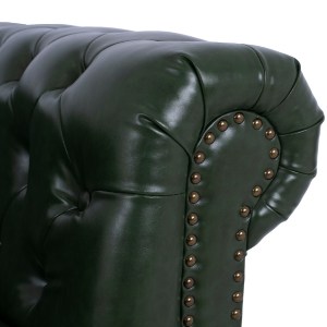 59060 ΠΟΛΥΘΡΟΝΑ T.CHESTERFIELD HM3011.08 ΤΕΧΝΟΔΕΡΜΑ ΚΥΠΑΡΙΣΣΙ 106x87x70 εκ.