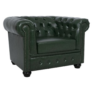 59060 ΠΟΛΥΘΡΟΝΑ T.CHESTERFIELD HM3011.08 ΤΕΧΝΟΔΕΡΜΑ ΚΥΠΑΡΙΣΣΙ 106x87x70 εκ.
