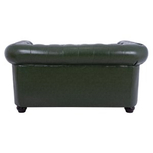59061 ΚΑΝΑΠΕΣ 2ΘΕΣΙΟΣ T.CHESTERFIELD HM3010.08 ΤΕΧΝΟΔΕΡΜΑ ΚΥΠΑΡΙΣΣΙ 150x90x72 εκ.