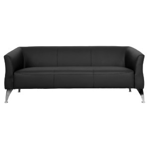 59347 ΚΑΝΑΠΕΣ 3ΘΕΣΙΟΣ KIANA HM3122.31 ΜΕ ΜΑΥΡΟ PU 180x75x71 εκ.