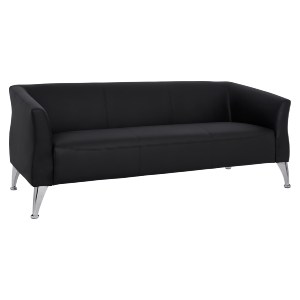 59347 ΚΑΝΑΠΕΣ 3ΘΕΣΙΟΣ KIANA HM3122.31 ΜΕ ΜΑΥΡΟ PU 180x75x71 εκ.