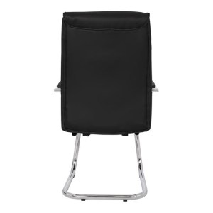 59665 ΠΟΛΥΘΡΟΝΑ JACOB HM1045.11 ΜΑΥΡΟ PU ΜΕ ΒΑΣΗ ΧΡΩΜΙΟΥ 57x66,5x102 cm