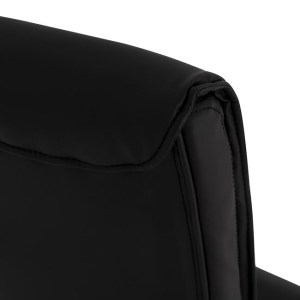 59665 ΠΟΛΥΘΡΟΝΑ JACOB HM1045.11 ΜΑΥΡΟ PU ΜΕ ΒΑΣΗ ΧΡΩΜΙΟΥ 57x66,5x102 cm