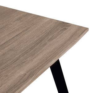 59681 ΤΡΑΠΕΖΙ ΤΡΑΠΕΖΑΡΙΑΣ OFIRA 140X80 SONAMA ΜΕ ΜΑΥΡΑ ΠΟΔΙΑ HM8374
