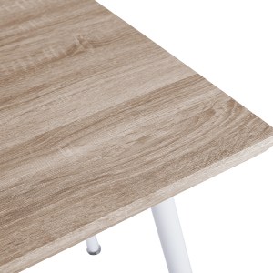 59691 ΤΡΑΠΕΖΙ ΤΡΑΠΕΖΑΡΙΑΣ PALOMA HM8334.02, 120X70X76,5- SONOMA, ΛΕΥΚΑ ΠΟΔΙΑ