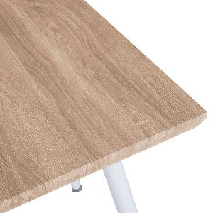 59694 ΤΡΑΠΕΖΙ ΤΡΑΠΕΖΑΡΙΑΣ PALOMA HM8335.02, 70Χ70X76,5, SONOMA, ΛΕΥΚΑ ΠΟΔΙΑ