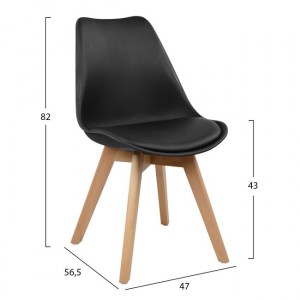 59885 ΣΕΤ ΤΡΑΠΕΖΑΡΙΑΣ 5ΤΜΧ HM10350.01 ΤΡΑΠΕΖΙ 120x70x76,5 cm & ΚΑΡΕΚΛΕΣ VEGAS