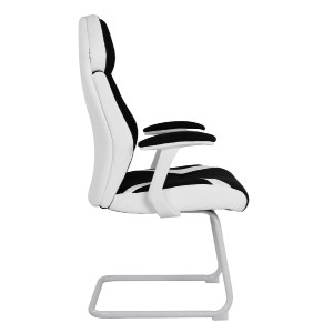 59972 ΠΟΛΥΘΡΟΝΑ ZAHARA HM1102.02 ΣΕ ΧΡΩΜΑ ΜΑΥΡΟ ΜΕ ΑΣΠΡΟ 66,5x63x108cm