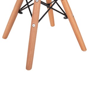 60301 ΚΑΡΕΚΛΑ TWIST KID HM8453.01 ΞΥΛΙΝΑ ΠΟΔΙΑ Κ ΚΑΘΙΣΜΑ PP ΛΕΥΚΟ 31x34x55.5Υεκ