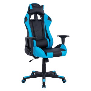 60381 ΠΟΛΥΘΡΟΝΑ GAMING WINTER HM1137.08 ΜΑΥΡΟ-ΣΙΕΛ PU 68Χ67Χ130 ΕΚ