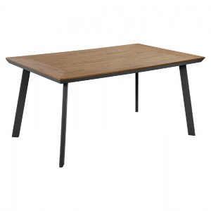 60619 ΤΡΑΠΕΖΙ ΑΛΟΥΜΙΝΙΟΥ TABER ΜΕ POLYWOOD HM5132.12 ΓΚΡΙ 160x92x72