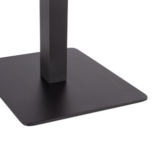 60725 ΒΑΣΗ ΜΕΤΑΛΛΙΚΗ ΜΑΥΡΗ ΜΑΤ 40X40X72Υεκ. HM414.11