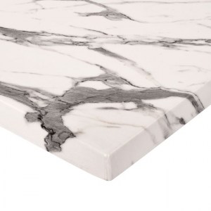 61261 ΕΠΙΦΑΝΕΙΑ ΤΡΑΠΕΖΙΟΥ WERZALIT 60Χ60 MARBLE WHITE-GREY 5657 HM5229.11