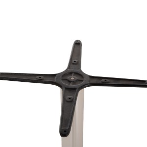 61473 ΒΑΣΗ ΑΛΟΥΜΙΝΙΟΥ 4ΝΥΧΗ 66Χ66X69Υεκ. ΜΕ ΣΤΑΥΡΟ 45Χ45εκ. HM448.01 ΧΡΩΜΙΟΥ