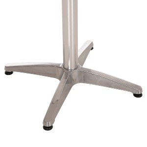 61473 ΒΑΣΗ ΑΛΟΥΜΙΝΙΟΥ 4ΝΥΧΗ 66Χ66X69Υεκ. ΜΕ ΣΤΑΥΡΟ 45Χ45εκ. HM448.01 ΧΡΩΜΙΟΥ