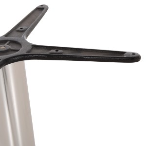 61473 ΒΑΣΗ ΑΛΟΥΜΙΝΙΟΥ 4ΝΥΧΗ 66Χ66X69Υεκ. ΜΕ ΣΤΑΥΡΟ 45Χ45εκ. HM448.01 ΧΡΩΜΙΟΥ