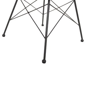 61876 ΣΕΤ ΤΡΑΠΕΖΑΡΙΑΣ 7ΤΜΧ ALLEGRA HM10495 WICKER ΜΠΕΖ-ΜΕΤΑΛΛΟ ΜΑΥΡΟ