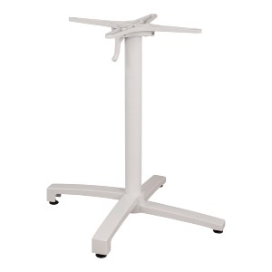 62280 ΒΑΣΗ ΑΛΟΥΜΙΝΙΟΥ HM459.02 ΛΕΥΚΟ ΜΑΤ 69Χ69Χ73Υεκ. ΜΕ ΕΠΙΦΑΝΕΙΑ 48Χ48εκ.