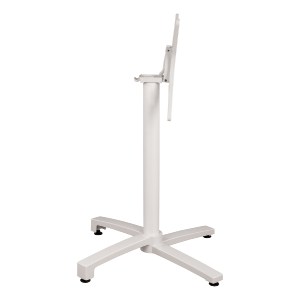 62280 ΒΑΣΗ ΑΛΟΥΜΙΝΙΟΥ HM459.02 ΛΕΥΚΟ ΜΑΤ 69Χ69Χ73Υεκ. ΜΕ ΕΠΙΦΑΝΕΙΑ 48Χ48εκ.