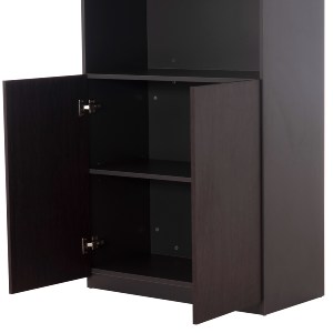62546 ΒΙΒΛΙΟΘΗΚΗ ΓΡΑΦΕΙΟΥ ΕΠΑΓΓΕΛΜΑΤΙΚΗ ROSEWOOD HM2089 ΜΕΛΑΜΙΝΗ ΓΚΡΙ-WENGE 80Χ40Χ200Υεκ.