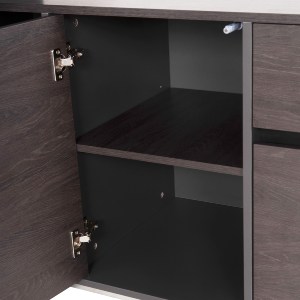 62554 ΓΡΑΦΕΙΟ ΕΠΑΓΓΕΛΜΑΤΙΚΟ ΔΕΞΙΑ ΓΩΝΙΑ ROSEWOOD HM2083R 220X180X76Υ εκ.