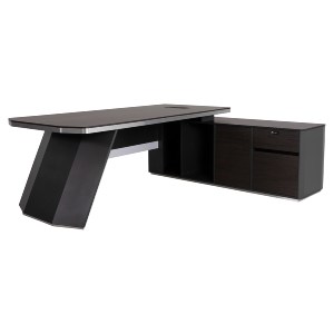 62554 ΓΡΑΦΕΙΟ ΕΠΑΓΓΕΛΜΑΤΙΚΟ ΔΕΞΙΑ ΓΩΝΙΑ ROSEWOOD HM2083R 220X180X76Υ εκ.