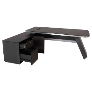 62555 ΓΡΑΦΕΙΟ ΕΠΑΓΓΕΛΜΑΤΙΚΟ ΑΡΙΣΤΕΡΗ ΓΩΝΙΑ ROSEWOOD HM2083L 220X180X76Υεκ.