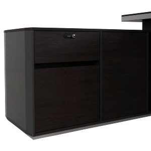 62555 ΓΡΑΦΕΙΟ ΕΠΑΓΓΕΛΜΑΤΙΚΟ ΑΡΙΣΤΕΡΗ ΓΩΝΙΑ ROSEWOOD HM2083L 220X180X76Υεκ.