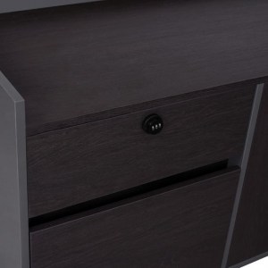 62556 ΓΡΑΦΕΙΟ ΕΠΑΓΓΕΛΜΑΤΙΚΟ ΑΡΙΣΤΕΡΗ ΓΩΝΙΑ ROSEWOOD HM2084L 220X180X76Υ εκ.