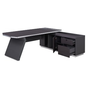 62557 ΓΡΑΦΕΙΟ ΕΠΑΓΓΕΛΜΑΤΙΚΟ ΔΕΞΙΑ ΓΩΝΙΑ ROSEWOOD HM2084R 220X180X76Υ εκ.