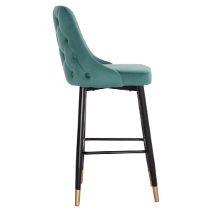 62910 ΣΚΑΜΠΟ ΜΠΑΡ SERENITY HM8519.03 ΒΕΛΟΥΔΟ ΚΥΠΑΡΙΣΣΙ ΜΕ ΜΕΤΑΛΛΙΚΟ ΣΚΕΛΕΤΟ 51Χ57Χ110Υ εκ.
