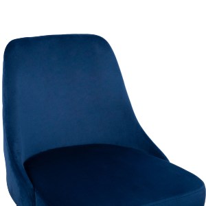 62915 ΚΑΡΕΚΛΑ SERENITY HM8527.08 ΑΠΟ ΒΕΛΟΥΔΟ ΜΠΛΕ ΜΕ ΜΕΤΑΛΛΙΚΟ ΣΚΕΛΕΤΟ 51Χ58Χ83Υ εκ.