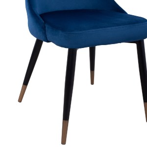 62915 ΚΑΡΕΚΛΑ SERENITY HM8527.08 ΑΠΟ ΒΕΛΟΥΔΟ ΜΠΛΕ ΜΕ ΜΕΤΑΛΛΙΚΟ ΣΚΕΛΕΤΟ 51Χ58Χ83Υ εκ.