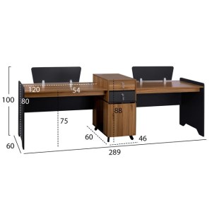 63053 ΕΠΑΓΓΕΛΜΑΤΙΚΟΣ ΣΤΑΘΜΟΣ ΕΡΓΑΣΙΑΣ SUPREME HM2350 2 ΑΤΟΜΩΝ 289x60x100Υ εκ.
